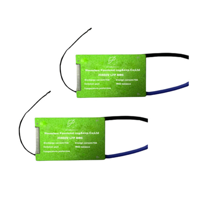 نظام إدارة البطارية 72V 24S 30A LiFePO4 Battery BMS المنفذ المشترك مع التوازن