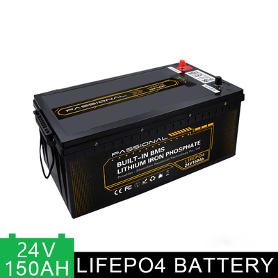 رافعة شوكية كهربائية EV النظام الشمسي تخزين الطاقة حزمة بطارية LFP 24V 150Ah مع BMS