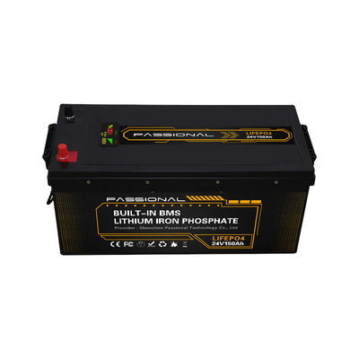 رافعة شوكية كهربائية EV النظام الشمسي تخزين الطاقة حزمة بطارية LFP 24V 150Ah مع BMS