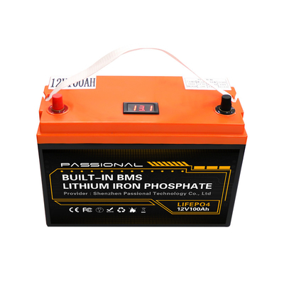 حزمة بطارية ليثيوم LiFePO4 12V 100Ah لتخزين الطاقة ، رافعة شوكية كهربائية ، سكوتر E الدراجة