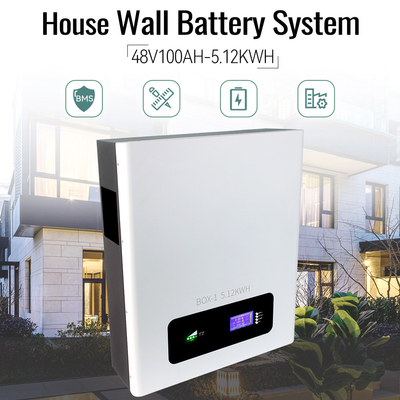 5kwh 48V 100Ah 51.2v بطارية ليثيوم جدار تخزين الطاقة LiFePO4 حزمة بطارية ليثيوم