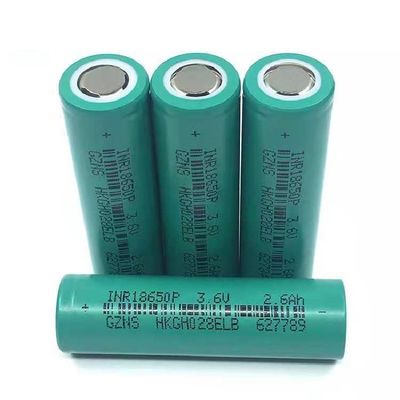2600MAh NCM 3.7 فولت 3C 18650 خلية بطارية للأدوات الكهربائية للسيارات