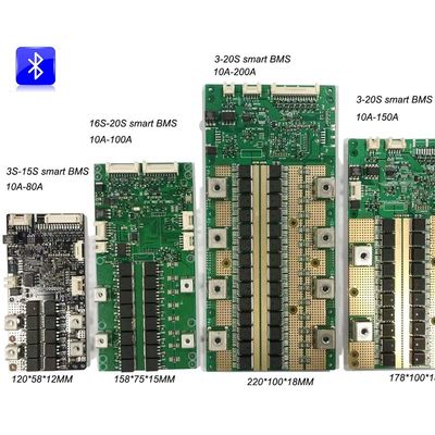 بطارية BMS Board 3S-20S Battery Pack BMS RS485 RS232 72V 20S BMS 200A